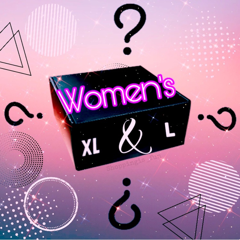 LOADED!!! 🎀 10Pc NEW Nike Extra Large & L Womens Mystery Clothing Box Namebrand